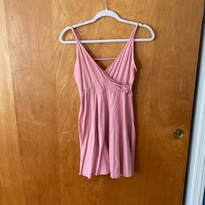 Forever 21 Baby Pink A-Line Dress with Back Detail